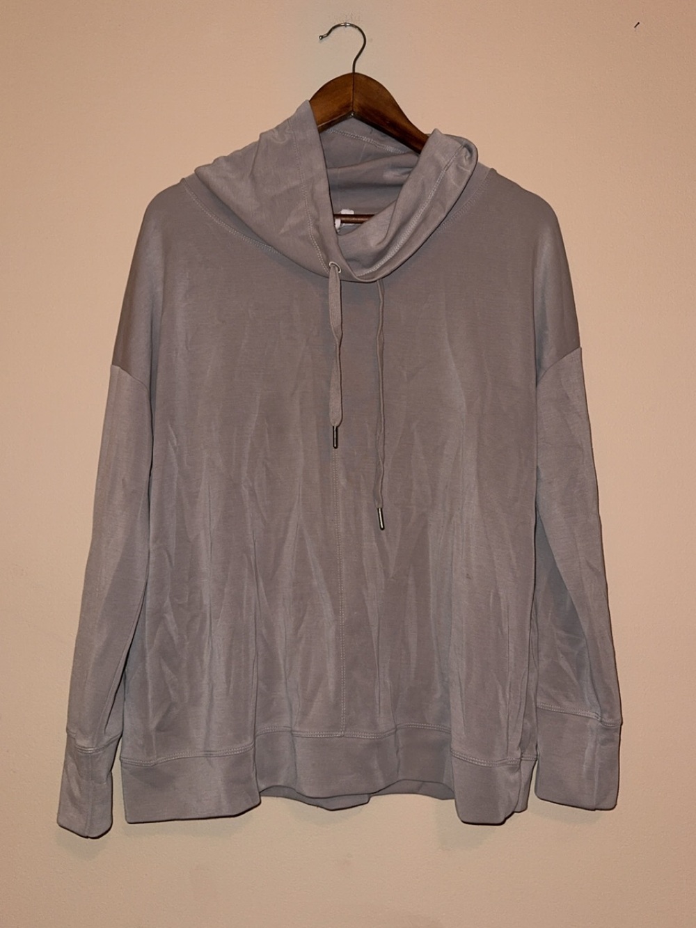 Cable & Gauge Neutral Gray Pullover Hoodie
